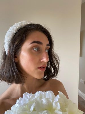 Bridal lace hairband